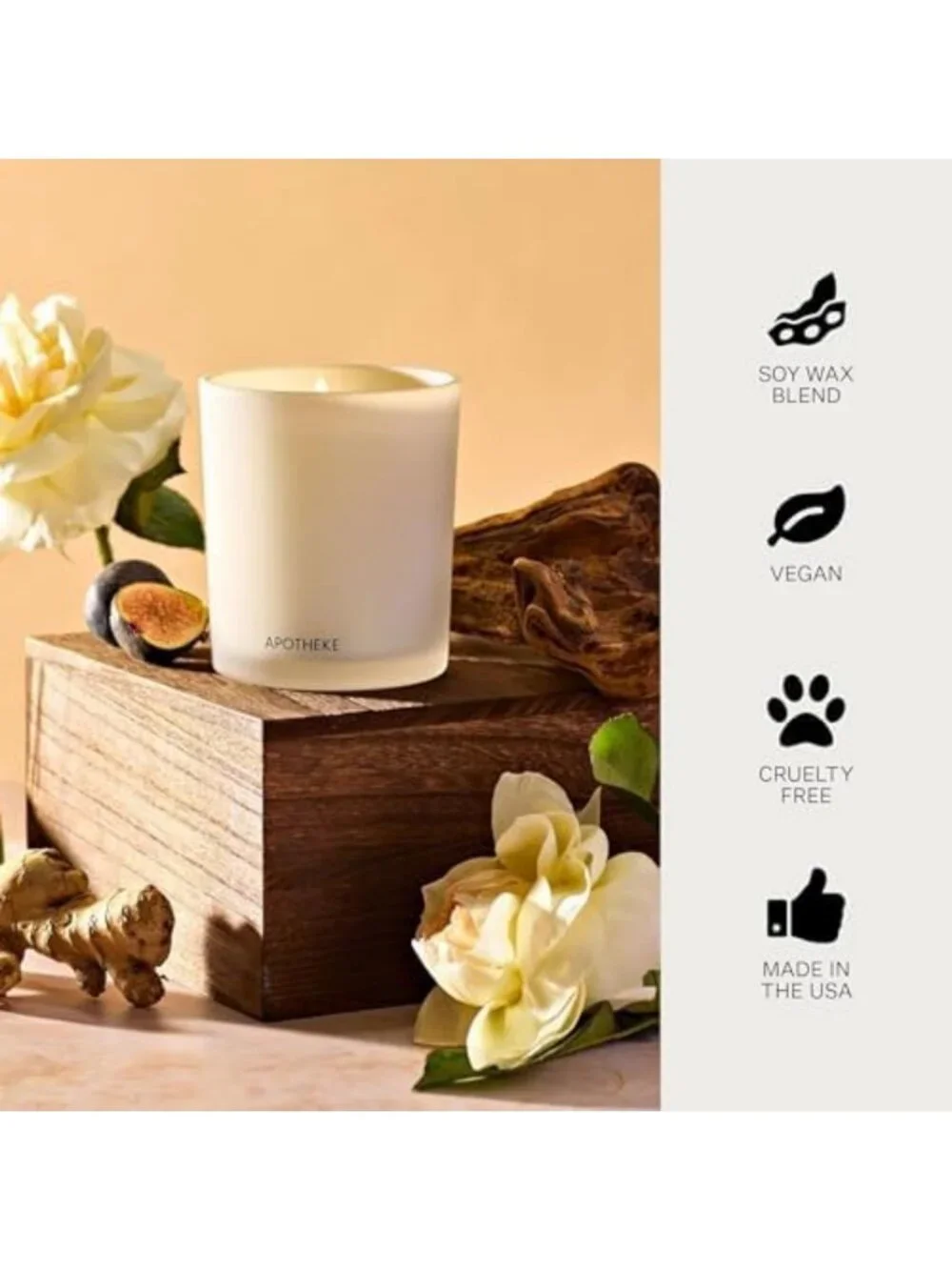 Cedarwood Ginger Scented Candle - 10.5 Oz Aromatherapy Home Decor Gift